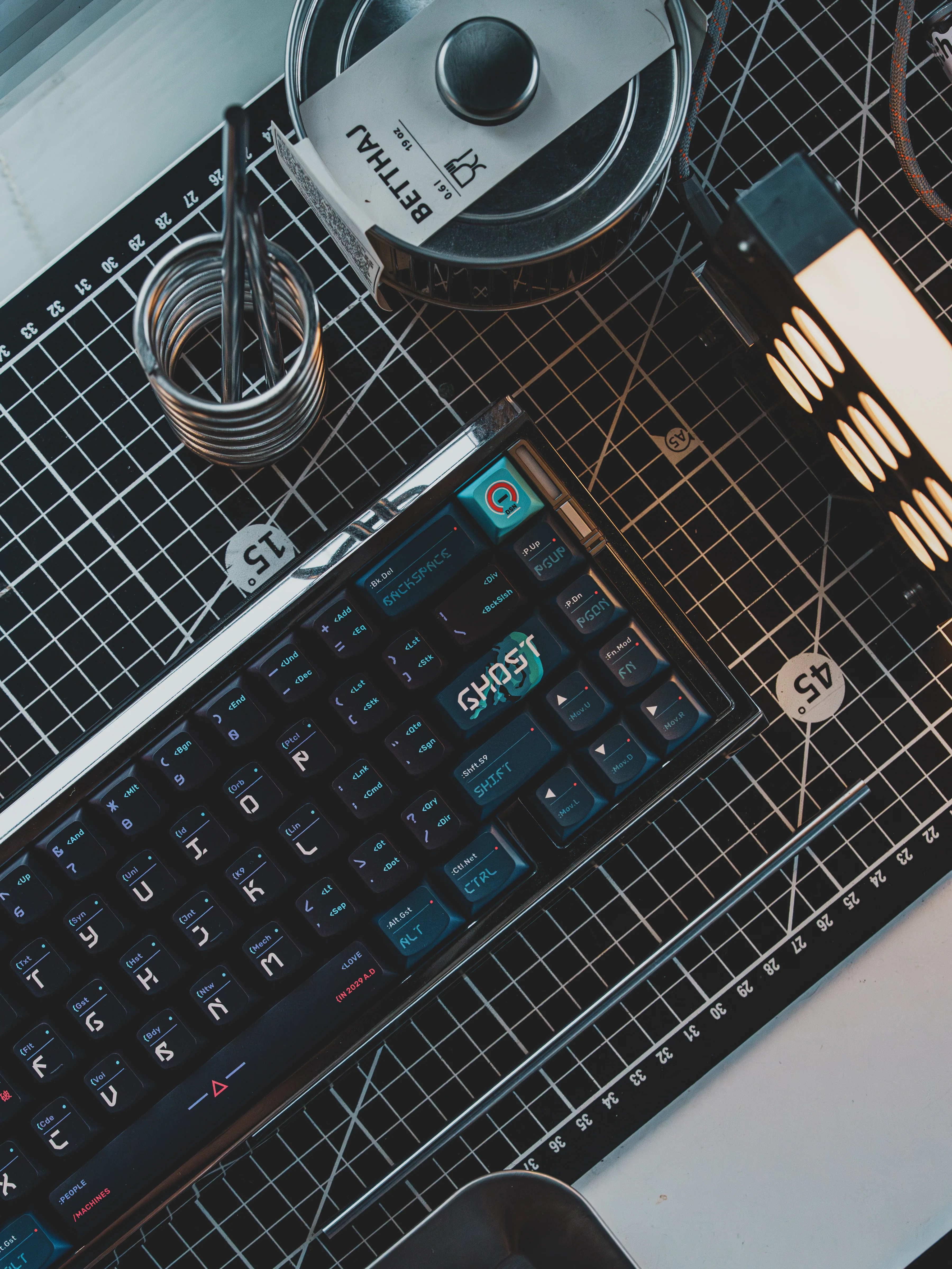 Ghost in the Shell Keycap Set - GHOST (PRE-ORDER) - Image 21